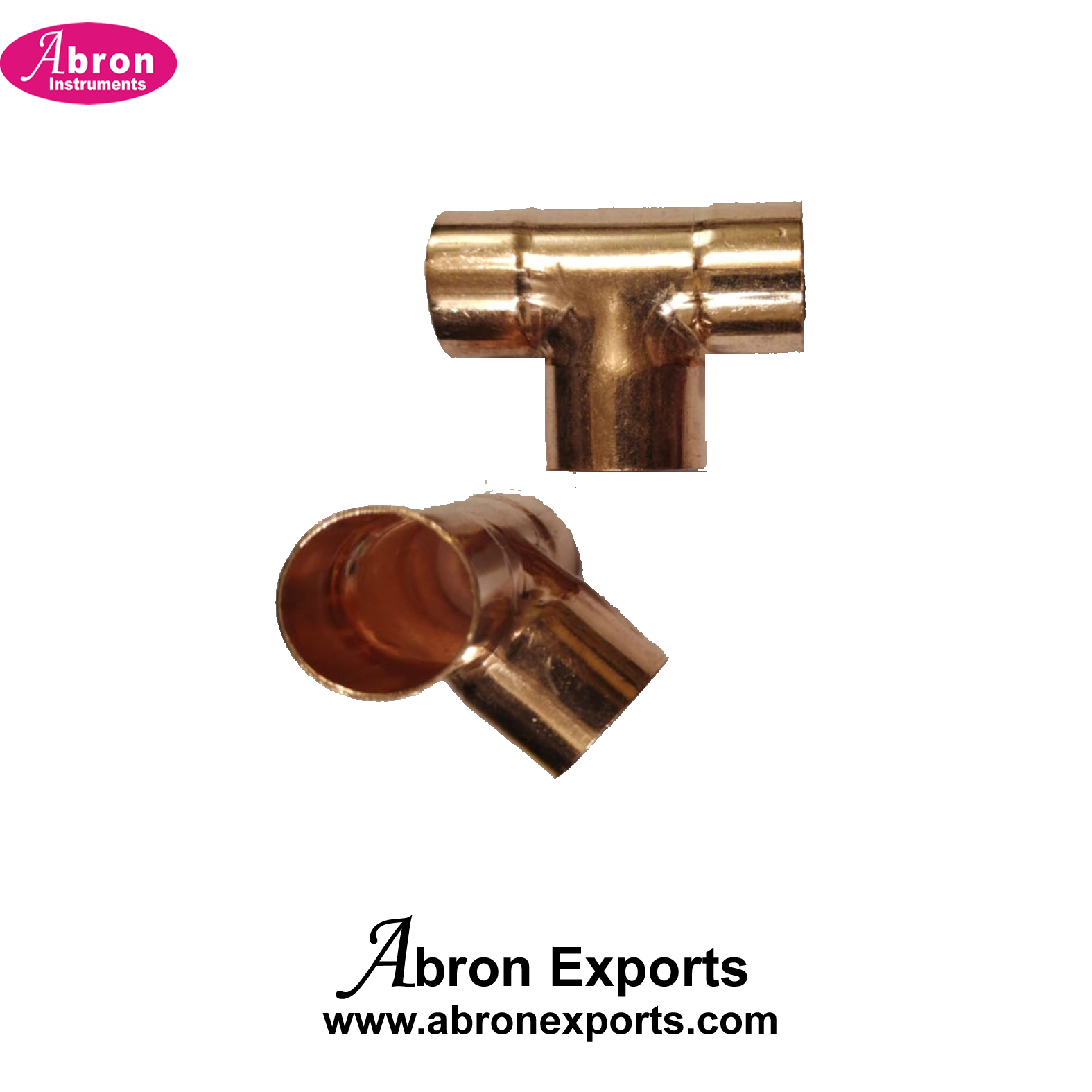 Medical gas Pipe Line spare copper Tee 15mm or 22mm Pack of 100 each gas for pipeline installation Abron ABM-1121PT15 